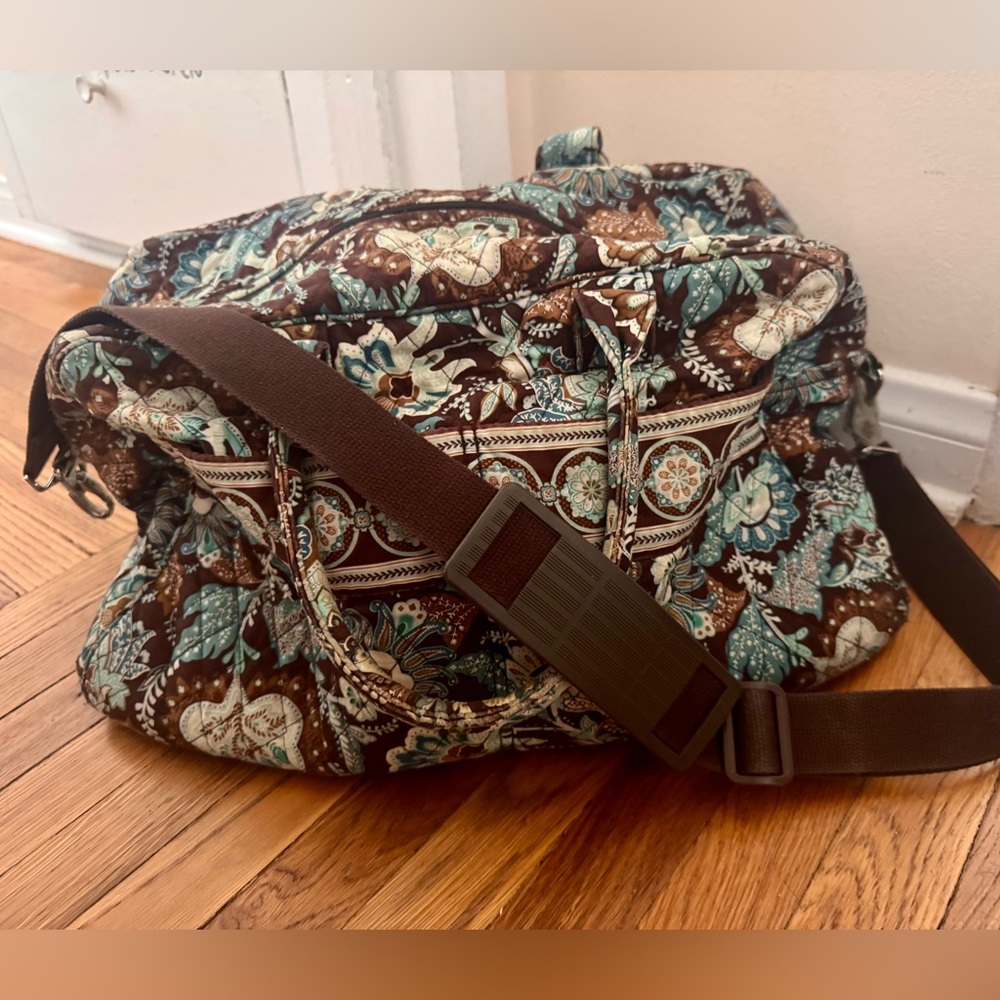 Vera Bradley Java Blue Weekender Bag
